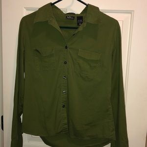 New York & Company olive long sleeve